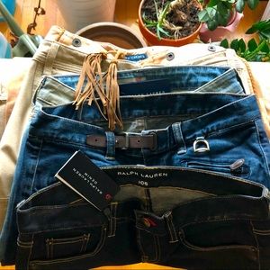 RL 105 Jeans. Size 27.  Black with gold accent marks. Brand new with tags.